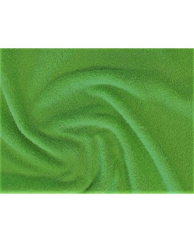 Kiwizöld  színű  kétoldalas frottír anyag