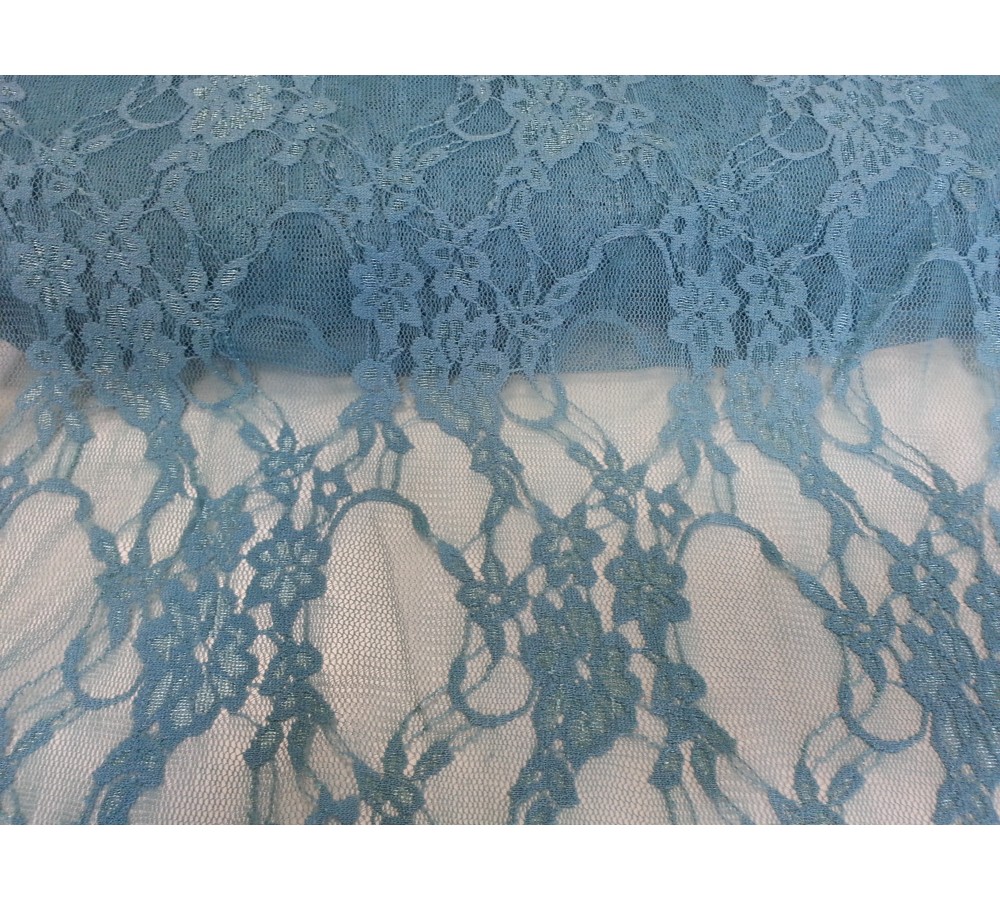 Greyish blue lace