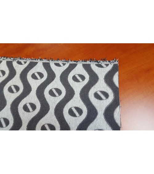 Furniture textile white-grey seat cushion