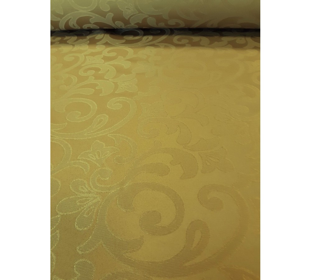 Mustár színű, teflonos  vízlepergetős terítő 180x140 cm