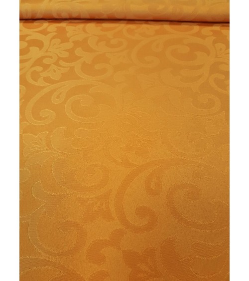 Narancssárga,  ferdepánntal szegett teflonos terítő 160x140 cm