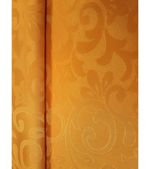 Narancssárga, ferdepánntal szegett teflonos terítő 180x140 cm