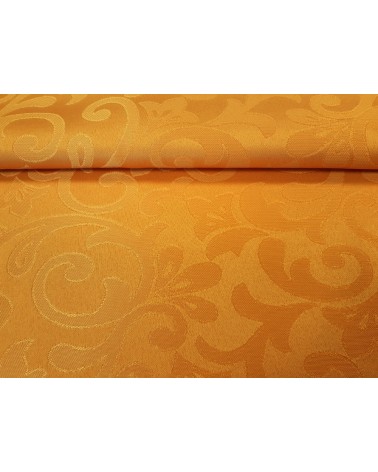 Narancssárga, ferdepánntal szegett teflonos terítő 180x140 cm