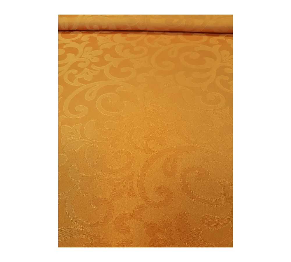 Narancssárga,  ferdepánntal szegett teflonos terítő 220x140 cm
